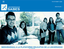 Tablet Screenshot of campusvirtual1.sabes.edu.mx